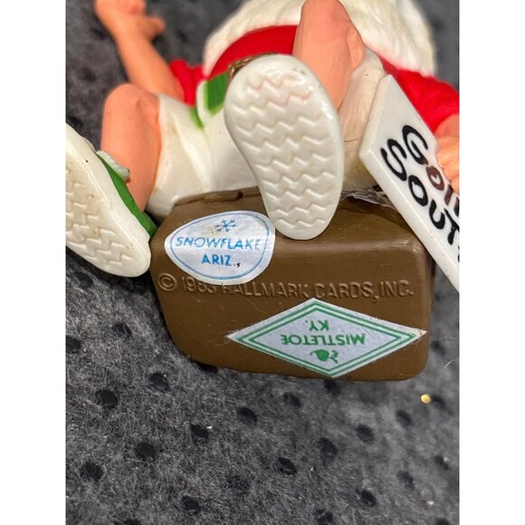 Santa Claus Vacation Ornament1988 "Going South" Sunglasses Shorts & Suitcase Fun - Picture 5 of 9